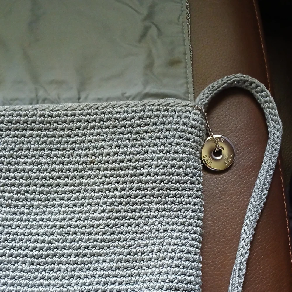 The Sak Gray Crochet Crossbody Bag - Picture 4 of 7